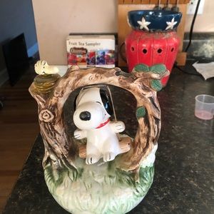 Avita Snoopy on a swing figurine